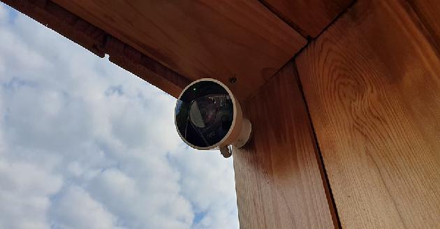 Nest camera install on summer house
